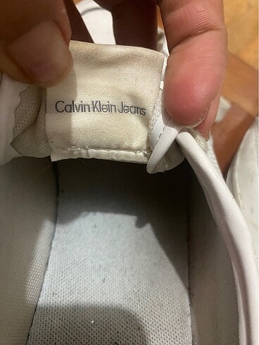 40 Beden beyaz Renk Calvin klein spor ayakkabı