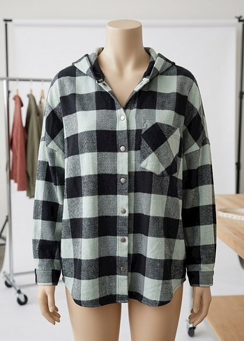 Mavi Jeans Rahat Ve Sik Ekose Kapusonlu Gomlek
