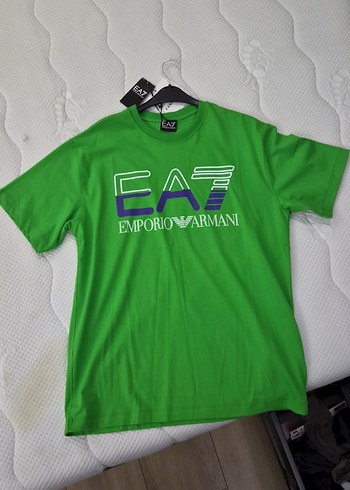 Armani Canli Yesil Ea7 Emporio Armani Tisort L