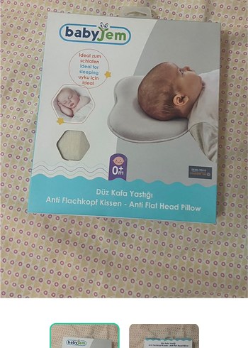 BabyJem Bebek Bas Destek Yastigi