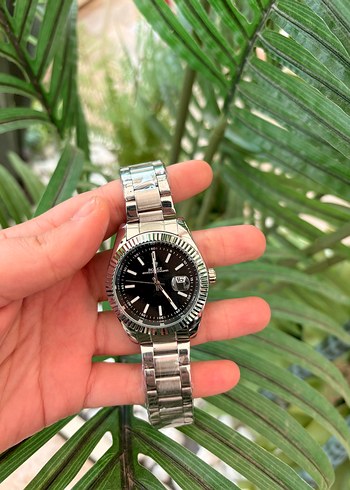 Rolex Datejust Siyah Kadranli Celik Kol Saati