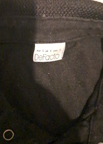 Defacto Siyah Duz Tshirt