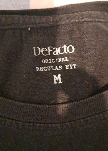 Defacto Siyah Basic Tisort
