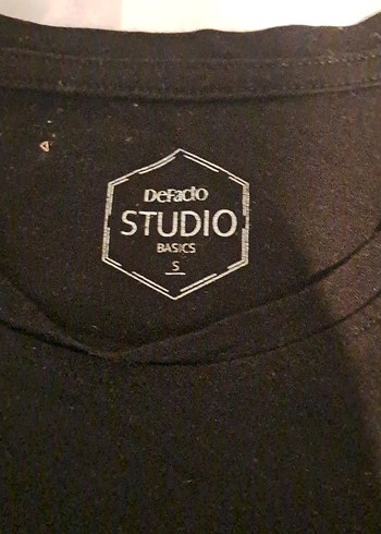 Defacto Studio Basics Siyah Tisort