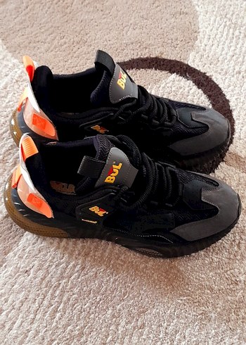 Diğer Bul Siyah Turuncu Sneaker