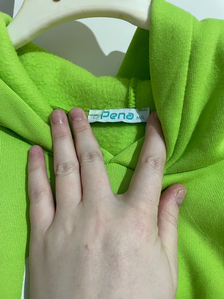 Renkli Baskılı Kadın Sweatshirt Kapüşonlu - Görsel 3