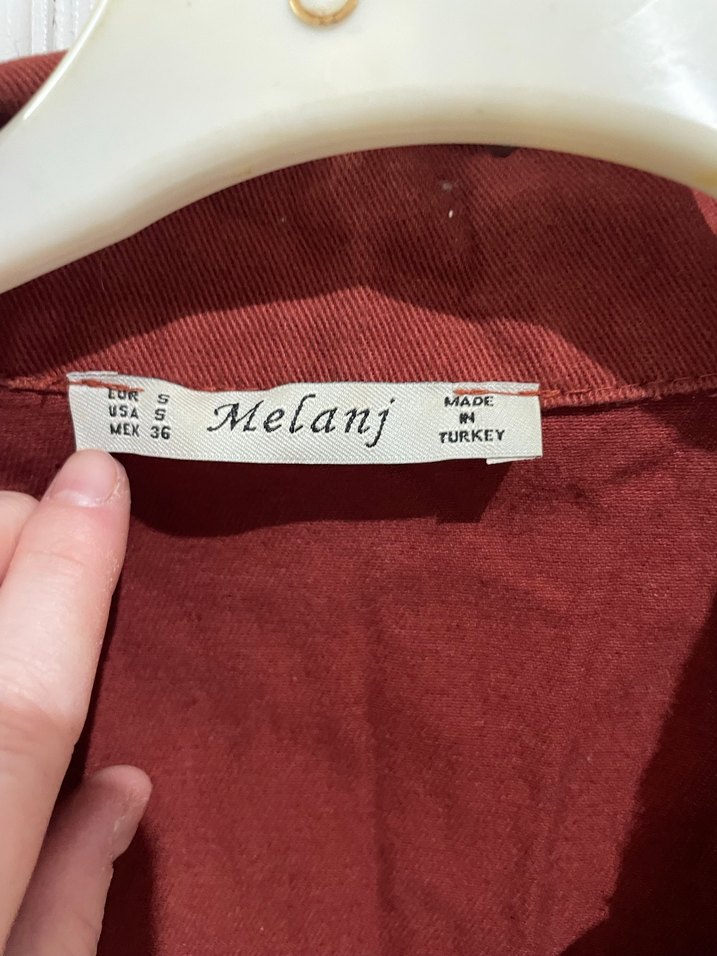 Bordo Süet Düğmeli Rahat Kesim Kadın Ceket - Görsel 3