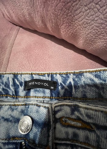 Cep Detaylı Gri Midi Boy Kadın Kot Pantolon - Görsel 2