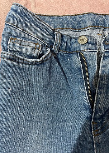 Mavi Kadın Yırtık Slim Fit Denim Pantolon - Görsel 2