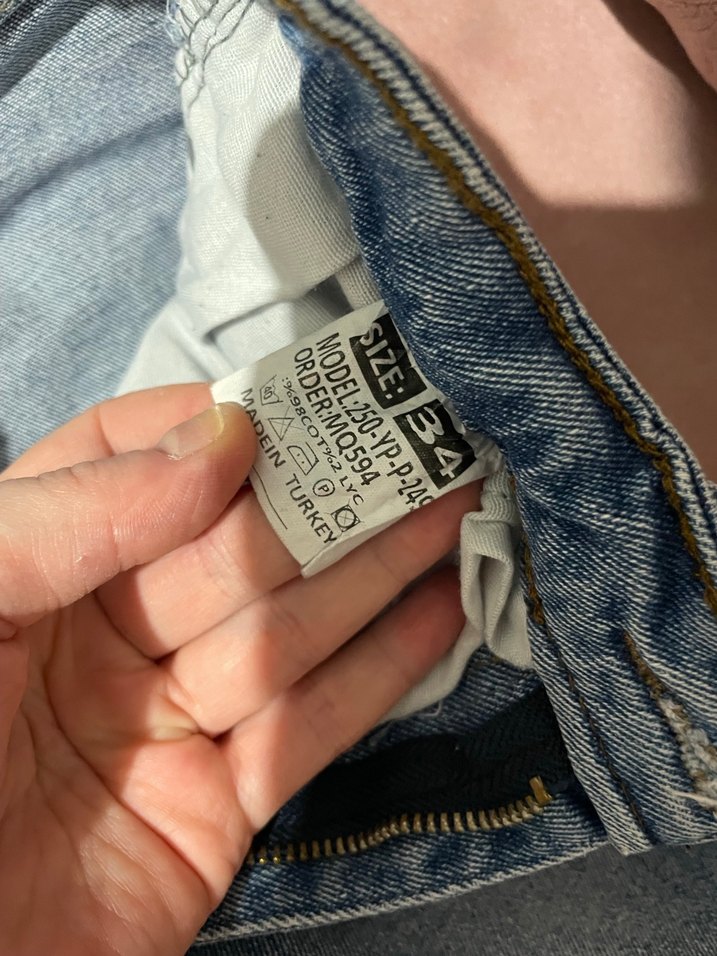 Mavi Kadın Yırtık Slim Fit Denim Pantolon - Görsel 3