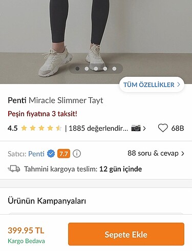 Penti Miracle Slimmer tayt