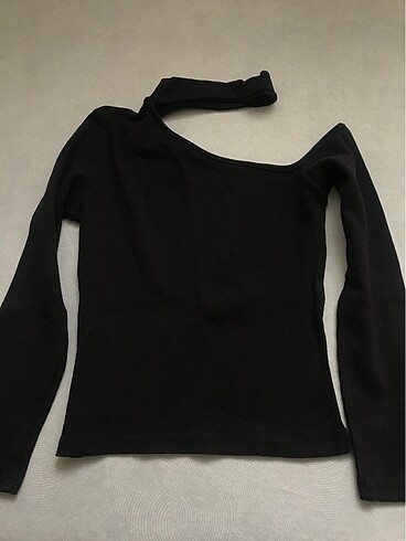 Fashionsak omzu açık bluz