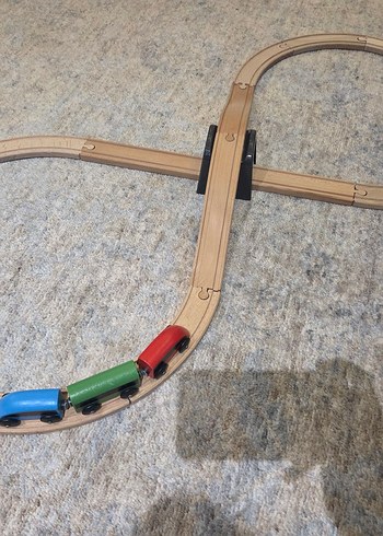 Ikea İkea Renkli Ahsap Tren Seti Eglenceli Ve Guvenli Oyunlar