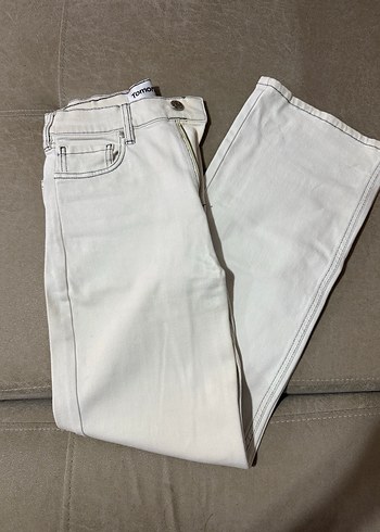 Diğer Bej Kadin Denim Pantolon