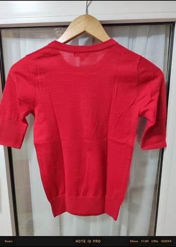 s Beden Machka Kırmızı Kısa Kollu Kadın tshirt