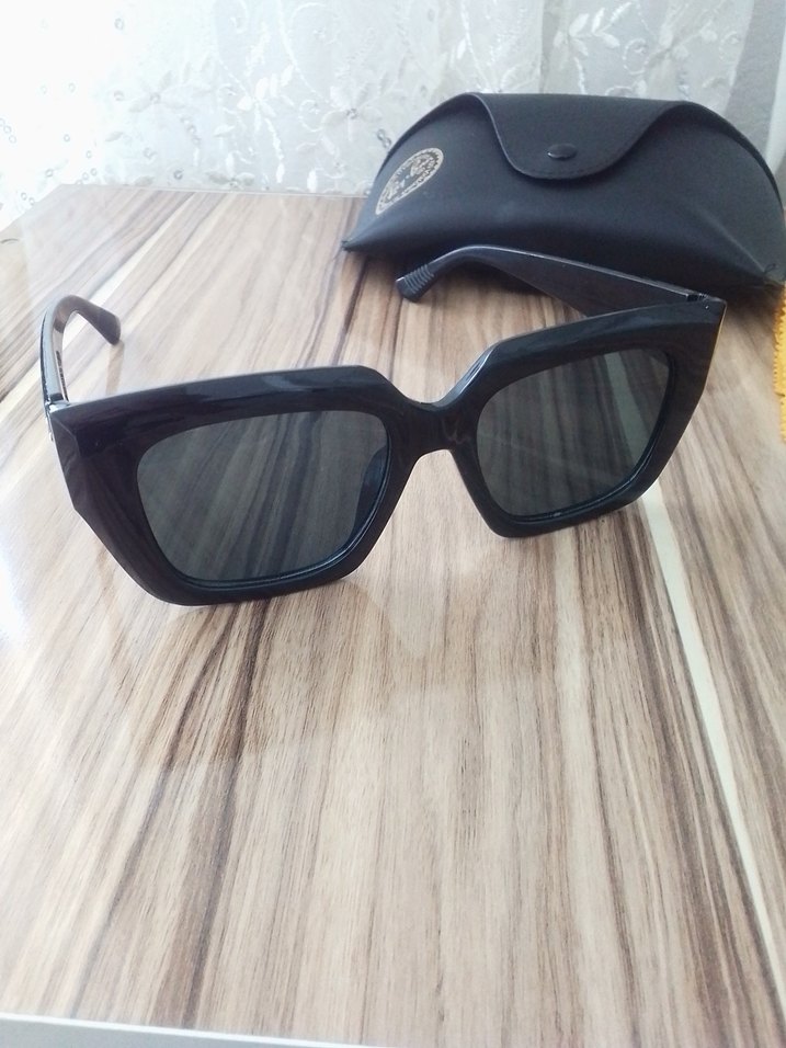 Siyah Klasik Street Wear Kadın Güneş Gözlüğü - Görsel 3