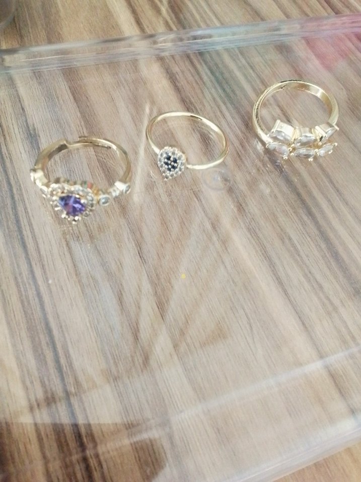 Bohem Mor Boncuklu Kadın Yüzük - Görsel 2