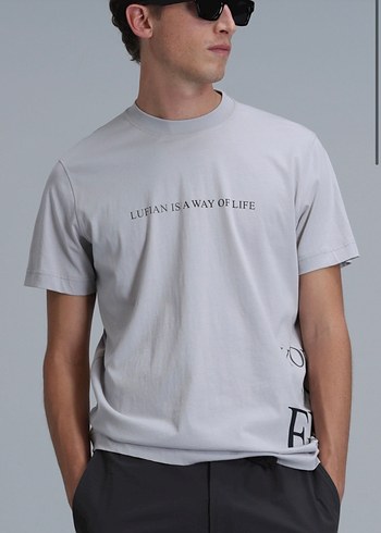 Lufian Erkek T Shirt Beyaz S