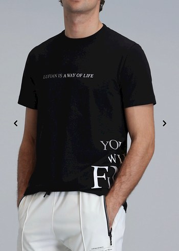 Lufian Erkek T Shirt Siyah S