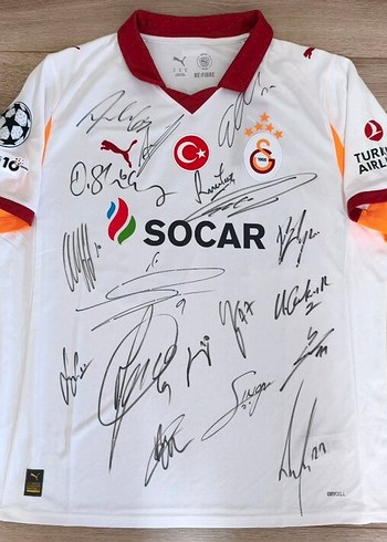 Puma Galatasaray Beyaz Forma İmzali Koleksiyon Parcasi 2 Adet İmzali