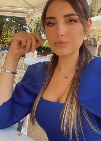 Abiye Mavi Uzun Drapeli V Yaka Elbise ( pazarlık payı vardır )