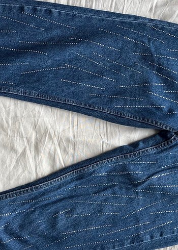 Diğer Koyu Mavi Denim Jean Pantolon