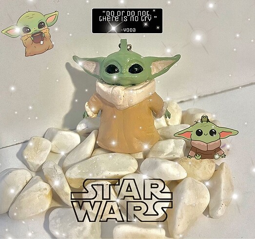 Diğer Baby Yoda / Grogu anahtarlık