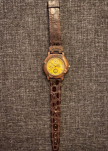 Diğer Vintage Kahverengi Deri Bilezikli Saat