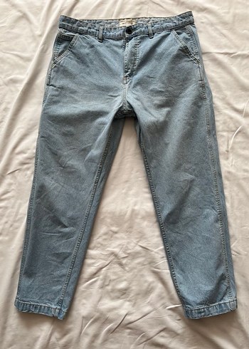 Pull and Bear Acik Mavi Kot Pantolon