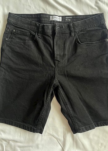 Bershka Siyah Denim Sort