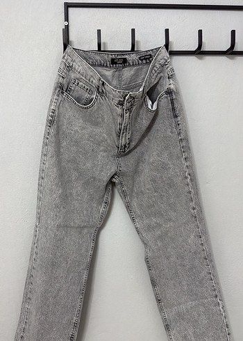 LC Waikiki Yuksek Bel Acik Gri Denim Jean