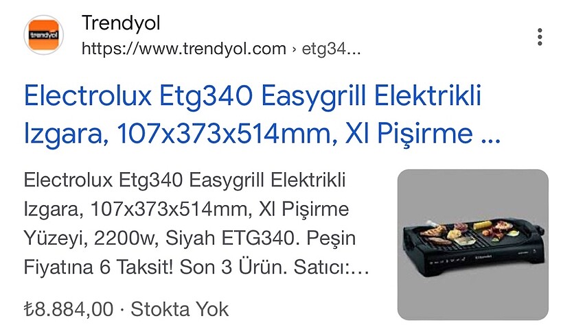 Electrolux easygrill elektrikli ızgara - Görsel 9