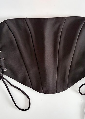 Trendyol & Milla Trendyolmilla Siyah Baglama Detayli Straplez Bustiyer