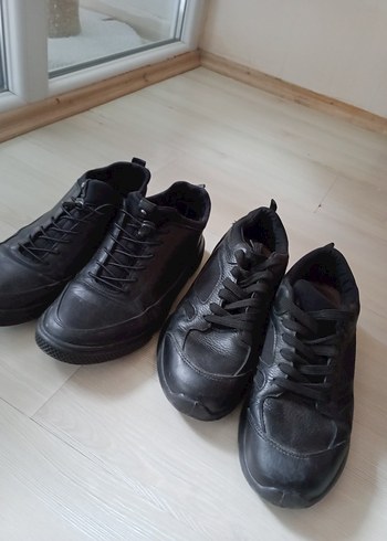 Vans Siyah Deri Sneakerlar