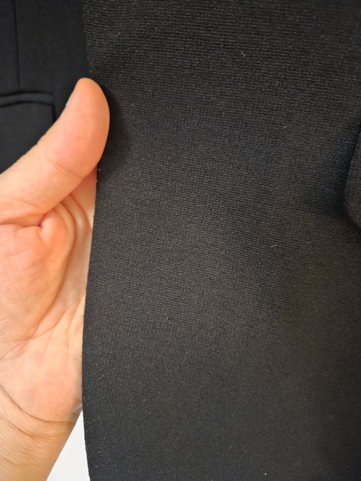 H&M Siyah Çizgili Astarlı Blazer Ceket-36 Beden — görsel 5/6