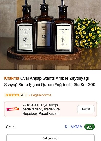 Khakma yag sirke 3lu set