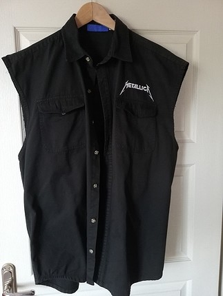  Metallica kolsuz siyah gömlek