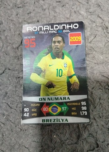 Ronaldoinho Brezilya 2009 Futbol Karti