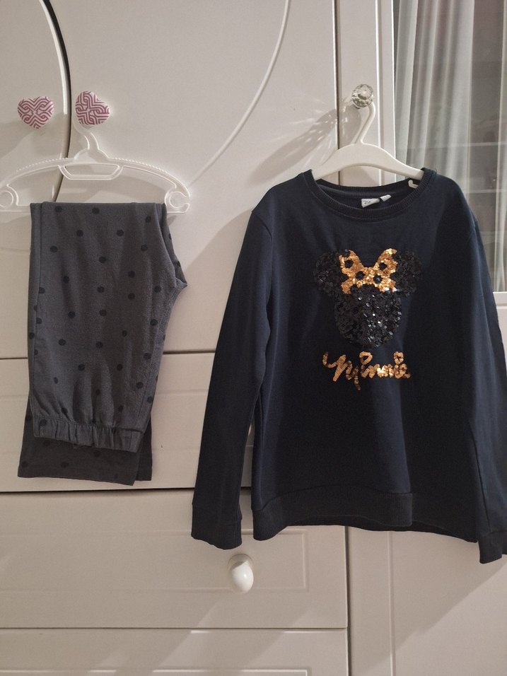 Kız Çocuk Beyaz Mickey's Baskılı Sweatshirt - Görsel 2