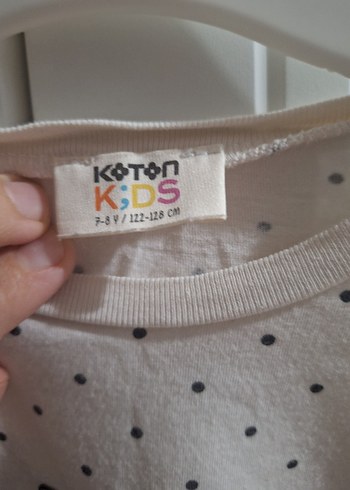 Kız Çocuk Beyaz Pamuklu Baskılı Eşofman Takımı - Görsel 4