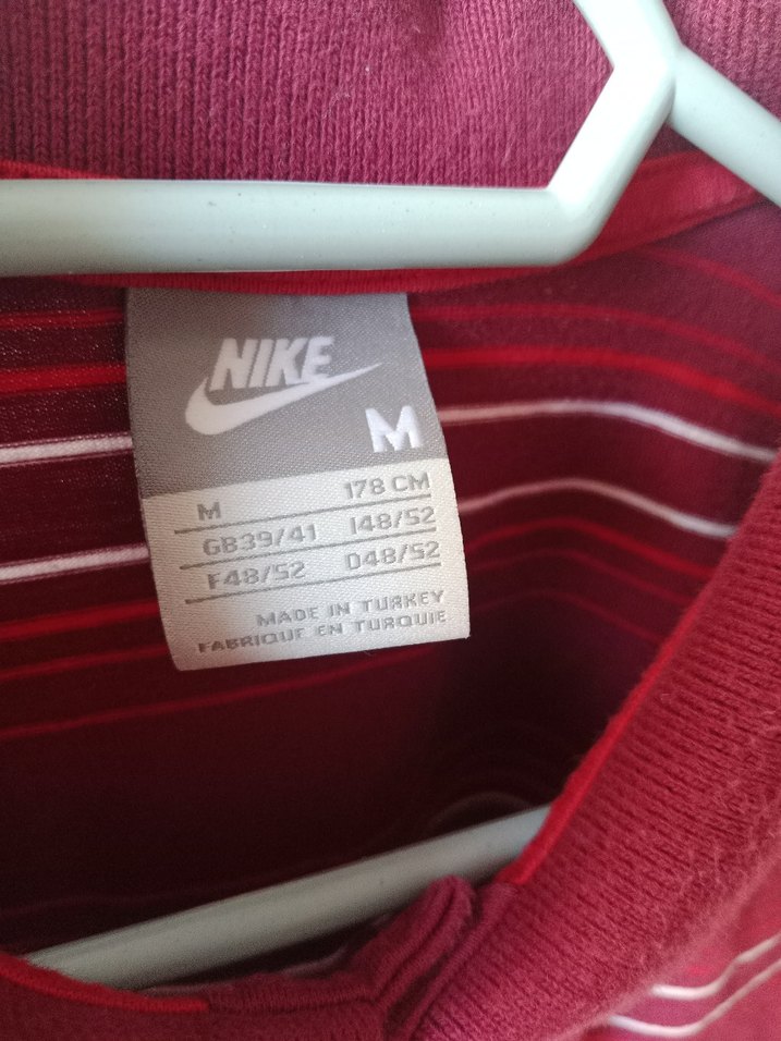 Bordo Çizgili Polo Tişört — görsel 3/3