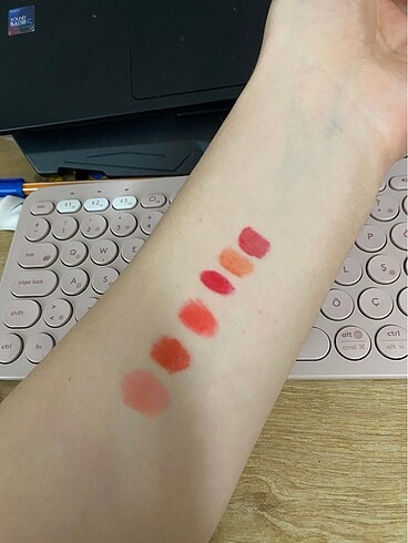  Beden pembe Renk Peripera Lip Tint Ruj Lipgloss