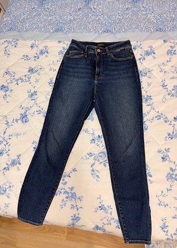 Mavi Jeans Koyu Mavi Yuksek Bel Denim Jean