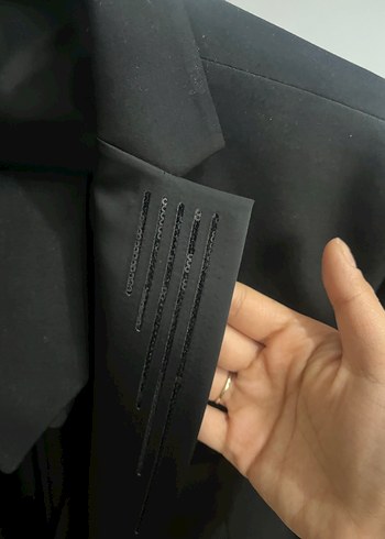 Siyah Gri Normcore Erkek Rozeti - Görsel 7