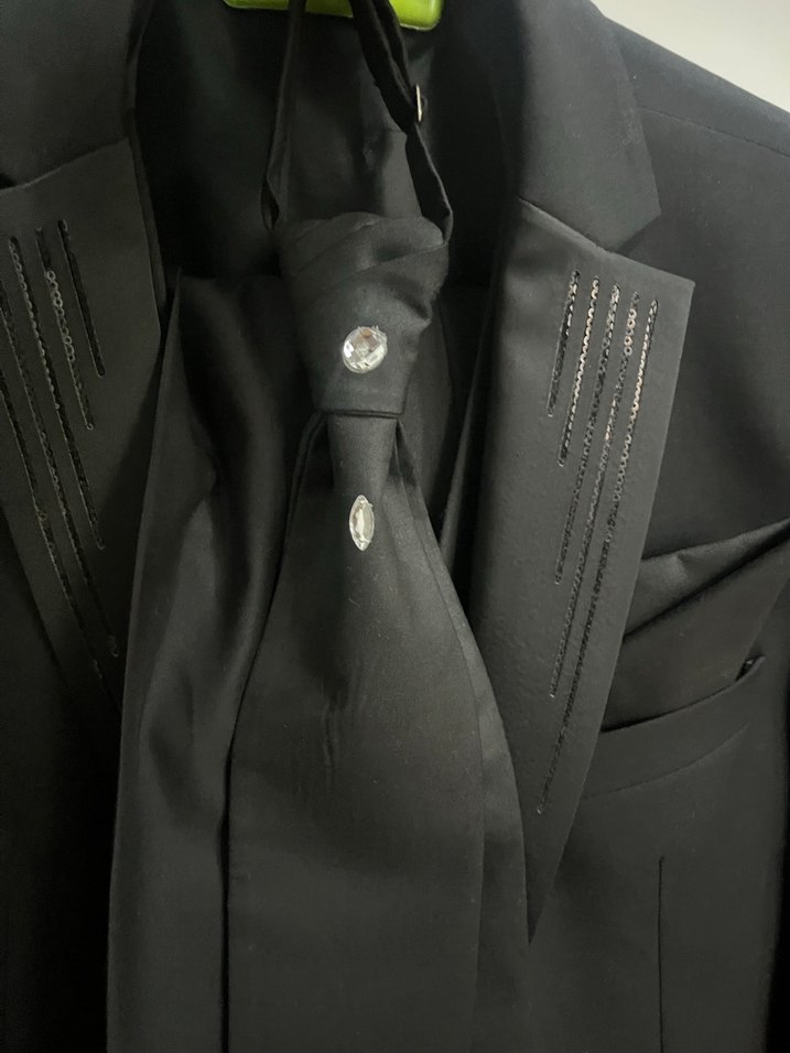 Siyah Gri Normcore Erkek Rozeti - Görsel 3