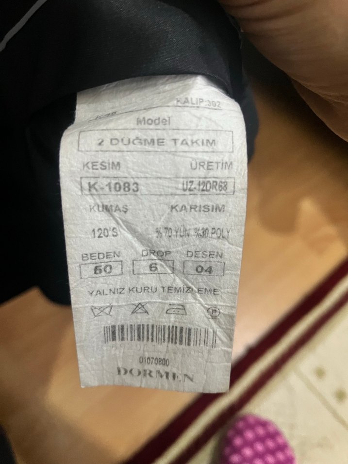 Siyah Gri Normcore Erkek Rozeti - Görsel 2