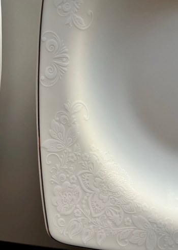 Kütahya Porselen 62 Parça Platin Yemek Takımı - Görsel 10