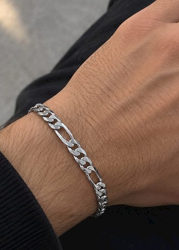 Silver Xuping Figaro Model Celik Bileklik