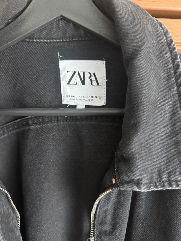 Zara antrasit Denim Ceket — görsel 2/5