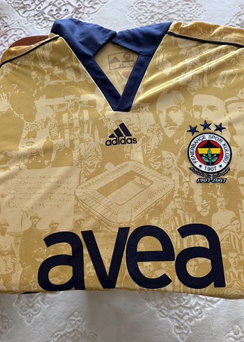 Adidas Fenerbahce Altin Sarisi Retro Forma Yuzuncu Yil Formasi